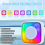 Sticker Printer Print 6 Rolls with 7 Color Lighting Mode, Compatible IOS and Android 3