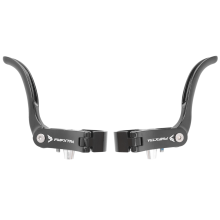 Fahrradbremshebel Aluminiumlegierung Fahrradgriff für Straßen-Fixed Gear Schwarz