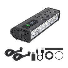 Fahrradlicht Vorne 4500Lumen Bike 10000mAh, A