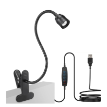 LED-Leseleuchten USB Dreifarbige Dimmklemme Buchleuchte