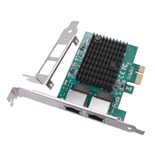 2 Port 2.5G PCIe Network Card 2.5 Gigabit Ethernet Adapter RTL8125BG Chip PCI-E LAN for Desktop PC
