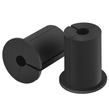 2Pcs Cable Routing Kit for , Feed Through Bushings 1Inch Wall Hole, Ethernet Grommet,Black