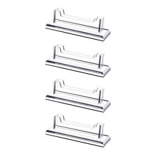 4er-Pack magnetischer Kartenhalter, Basis, Handelsständer, Schutzhülle für Standardkarten, Baseball-Display