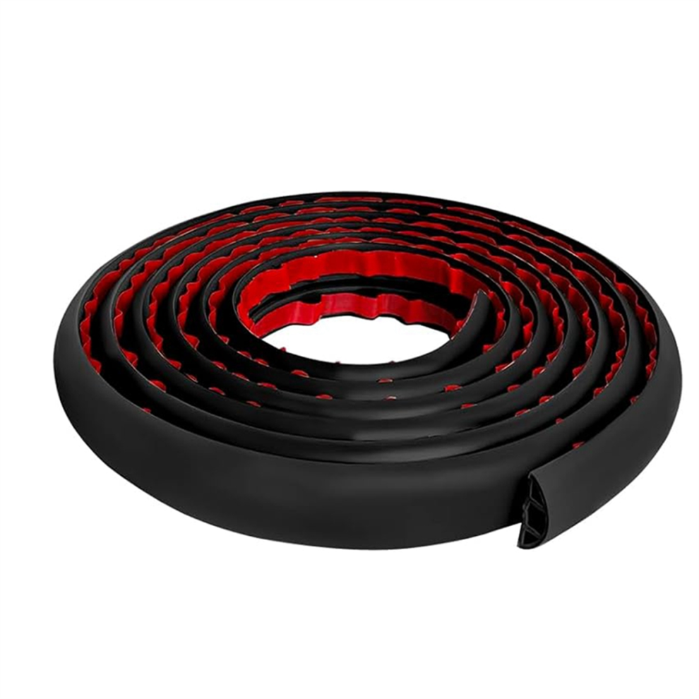 Floor Cord Cover Cable Cavity Self Adhesive Hider 10Ft Management Power Protector Black 4851195674257
