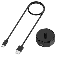 Wire Charger Dock Base USB C Magnetic Charging Cord for Electric Toothbrush Quick Cable Black
