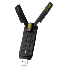 WiFi7 6500Mbps USB Adapter BE6500 2.4G&5.8G&6GHz Wireless Network Card 802.11be Free-Drive WiFi for Win 10/11