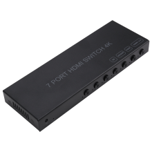 7-Port-kompatibler Switch 7x1 4K@60Hz 2.0 Switcher Selector In 1 Out für NS PC TV
