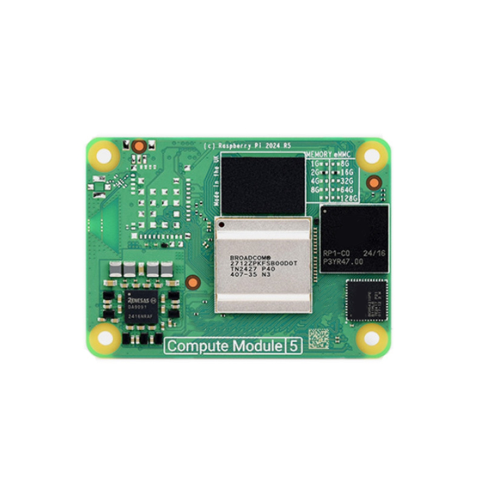 For Compute Module 5 Cm5-Quad Core -A76 @2Ghz,Bcm2712 Board Cm5002016-Emmc 16Gb 4851195679948
