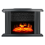 1000W Electric Fireplace Heater with Remote Control Flame Decoration Portable Space US Plug 1