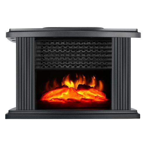 1000W Electric Fireplace Heater with Remote Control Flame Decoration Portable Space US Plug
