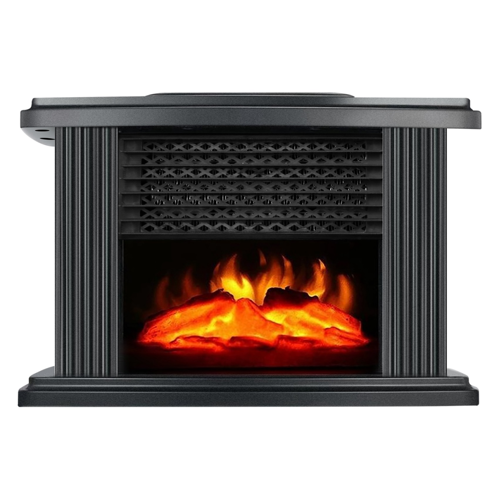 Jojomino 1000W Electric Fireplace Heater With Remote Control Flame Decoration Portable Space Us Plug