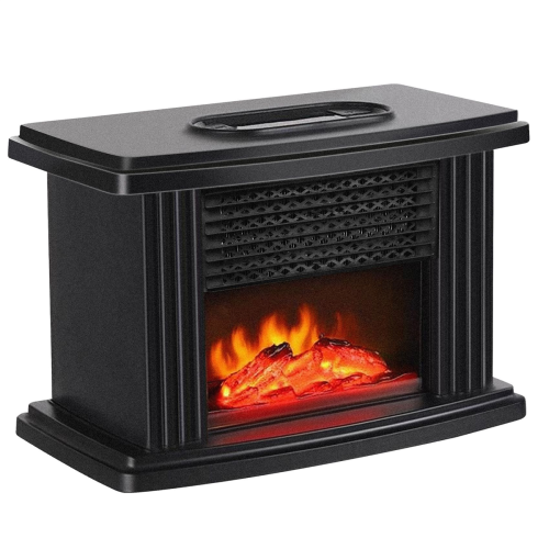 1000W Electric Fireplace Heater with Remote Control Flame Decoration Portable Space US Plug 2