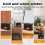 1000W Electric Fireplace Heater with Remote Control Flame Decoration Portable Space US Plug 8