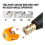 5 Pack Quick Connect Pressure Washer Nozzle Tips Without Base-for SPX3000 Series & Universal Washers 6