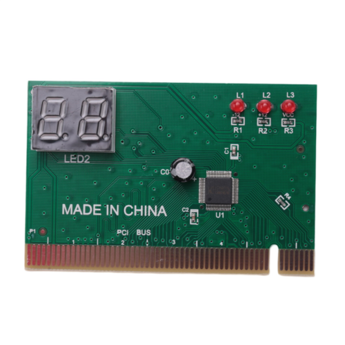 2 - Bit Pci Motherboard Fault Test Card Desktop Computer Detection Tester Diagnostic Display 1
