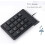 Cable Usb Numeric Keypad Slim Mini Number Pad Digital 18 Keys for Imac / Mac Pro / Macbook 2