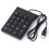 Cable Usb Numeric Keypad Slim Mini Number Pad Digital 18 Keys for Imac / Mac Pro / Macbook 1