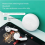 Pro6 Bluetooth Headphones Mini Wireless Earpone for , Android, Devices White 3