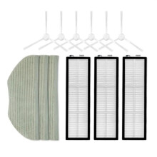 12pcs Hepa Filter Side Brush Mop for Mijia Anti-winding Sweeping And Dragging Robot Stfcr01sz Vacuu