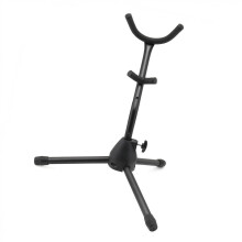 Professional Tubular Saxophone Stand - Folding Tripod Holder for Alto Saxophone, Adjustable Height, Durable Steel Construction