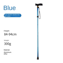 Aluminum Alloy Folding Crutch Elderly Trekking Stick
