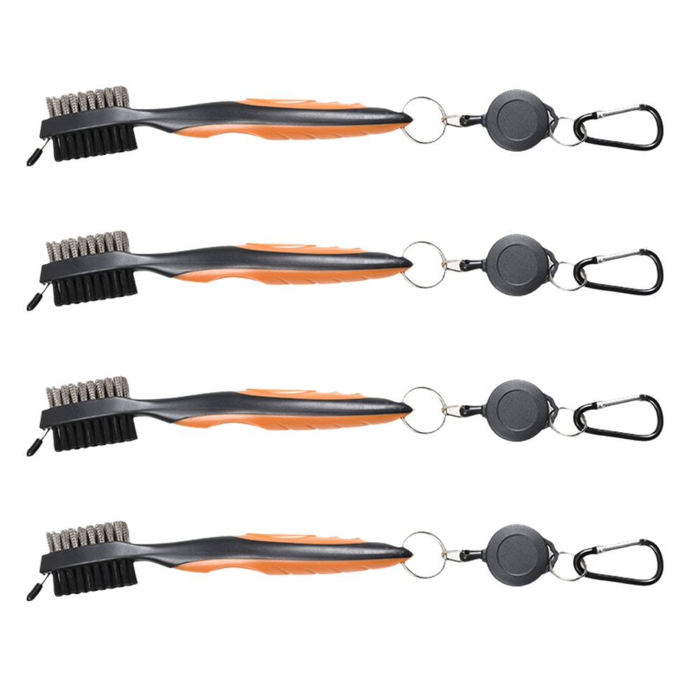 Photos - Golf Jojomino  Club Cleaning Brush, Ball Double-Sided Tool, Orange 