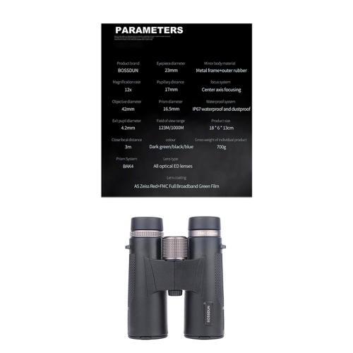 12x42 Professional Binoculars ED Lens BAK4 Prism Waterproof,A 1