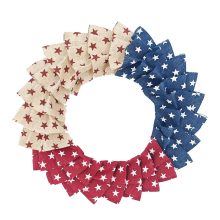 19 Inch Patriotic Day Wreath for Independence 4th of July