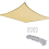 2x2 Meter Rectangular Square Shade Sail Outdoor Window 2