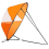 Orange Kayak Sail Paddle, Downwind Kit 6