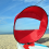 Red Kayak Sail Pvc Paddle Board Downwind 8
