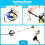 Volleyball-Trainingshilfe, Spike-Hitting-Serving-Trainer 4