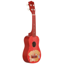 21 Inch Ukulele Mini Bear Wooden Small Guitar