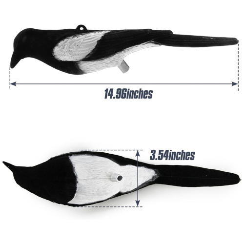 2PCS Outdoor Jagd Lockvogel, 3D Vogel Lockvogel für 2