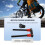 Folding Handle Bar 90 Degree Fold Handlebar Black Red 25mm 3