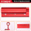 Fahrrad Auto Dachhalterung Rack Halter Transport Rot 7