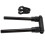 Folding Handle Bar 90 Degree Fold Handlebar Black 23.5mm 1