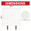 4PCS Emergency Fire Blanket, (78.7Inch X 78.7Inch) 9