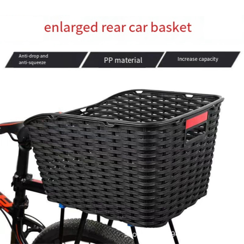 Rear Bike Basket - Rack Mounted Bicycle Cargo Mounts 2