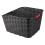 Rear Bike Basket - Rack Mounted Bicycle Cargo Mounts 2