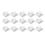 Hooks for Outdoor String Lights Clips 15 Pack Clear Light Hook 2