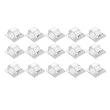 Hooks for Outdoor String Lights Clips 15 Pack Clear Light Hook