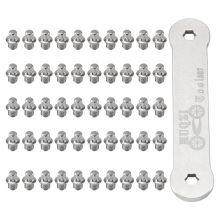 50PCS Pedals Bolts Fixed Screw Non-Slip with Wrench Tool