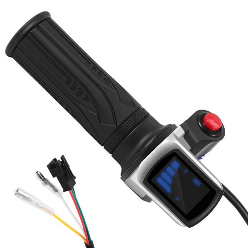 48V Electric Bicycle Scooter Speed Throttle Grip LCD Display