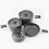 Camping Cookware Set,Portable Folding Pot and Pan with Carrying Bag 4