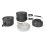 Camping Cookware Set,Portable Folding Pot and Pan with Carrying Bag 5