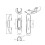 1Pcs Outdoor Kayak Paddle Holder Dinghy Rods Fixed Surfboard Plastic 6
