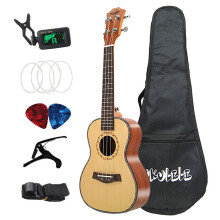 Akustisches Tenor-Ukulelen-Set, 26 Zoll, Holz-Ukulele, 4 Saiten
