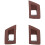 Car Inner Door Panel Handle Pull Trim Set C 6