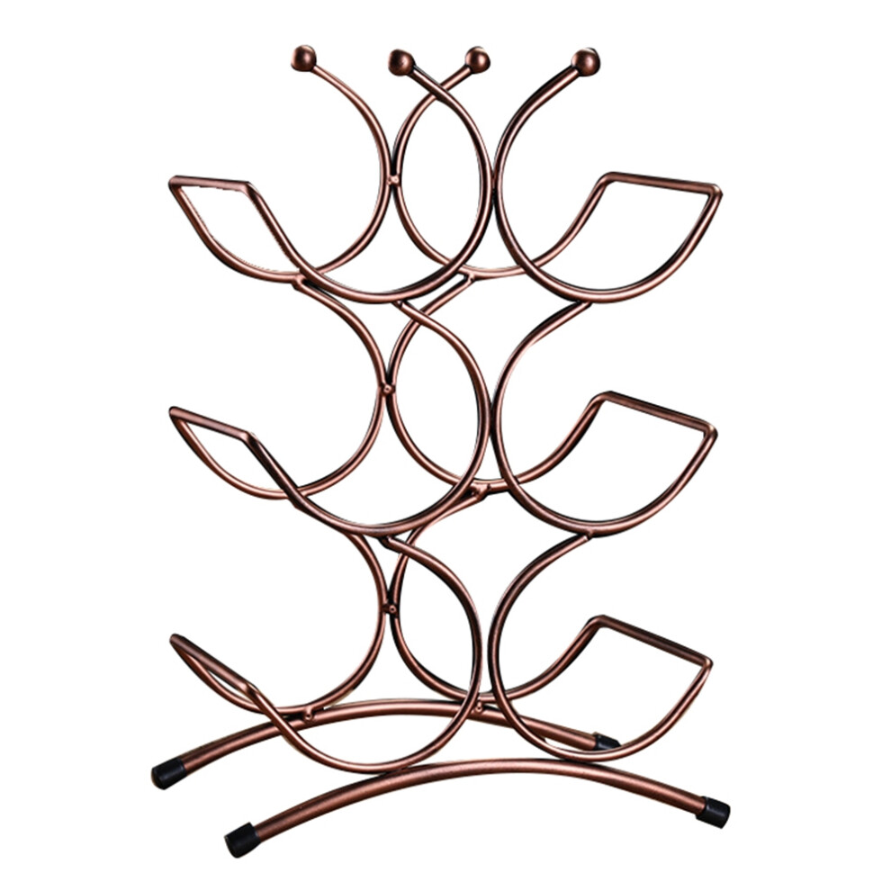 Branch Shaped Rack Iron Art Wine Display-image-OPC-PJQKPCV-NEW